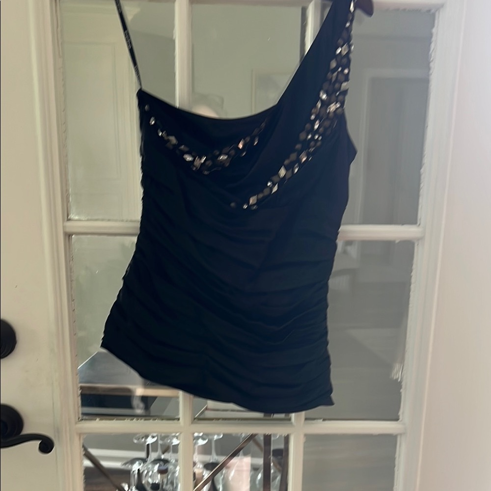 Elegant Black Women's Top